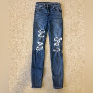 American Eagle High Rise Jeggings (Long)